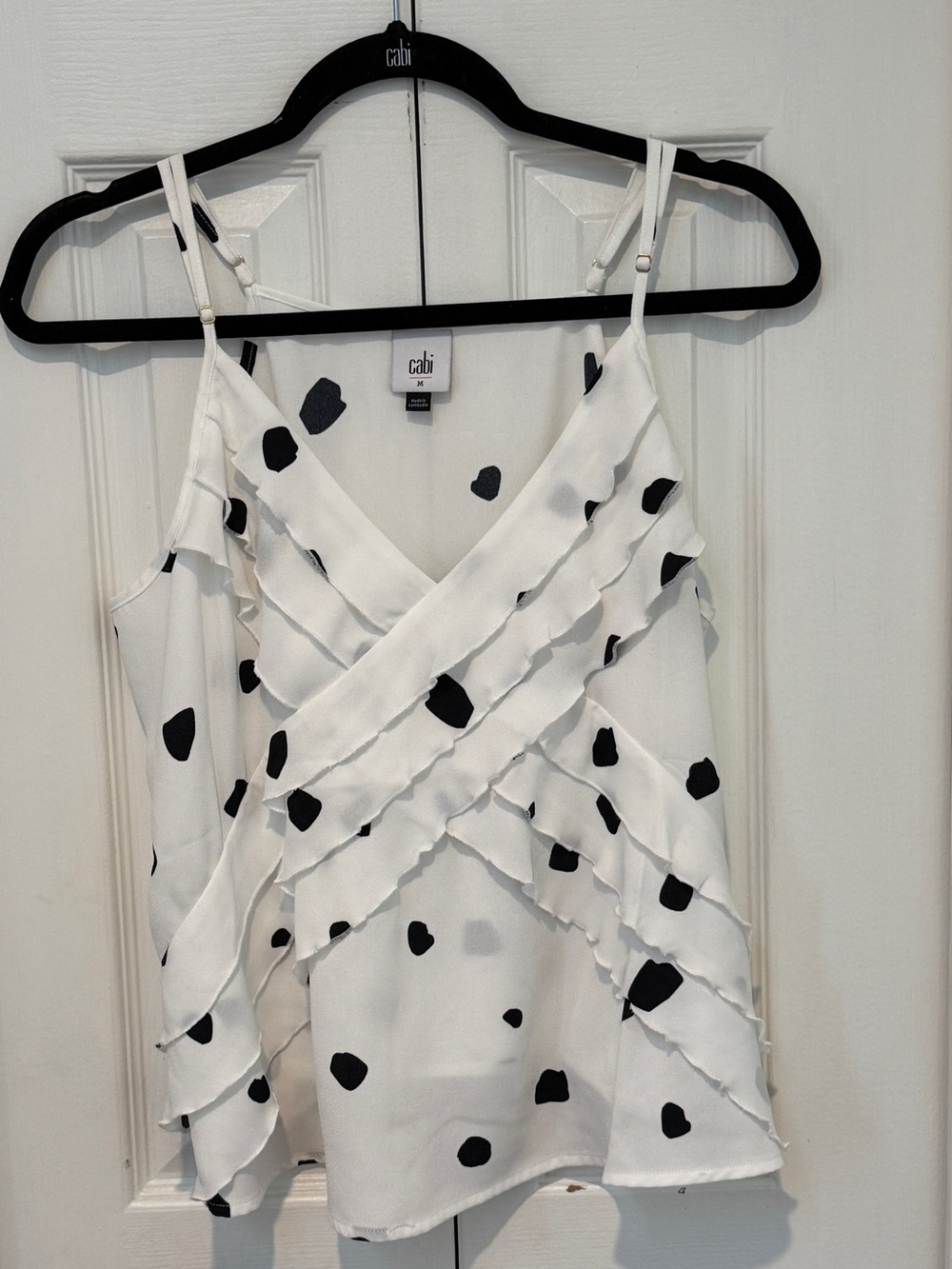 Navy and White Dottie Cami